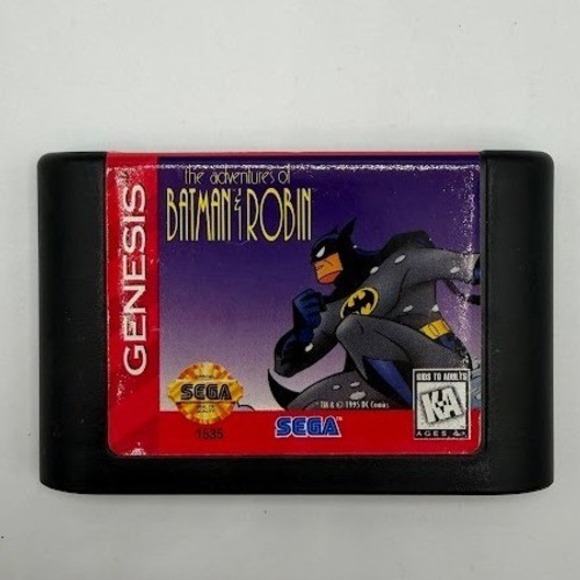 Sega Other - The Adventures of Batman & Robin 1995 Sega Genesis 1535 DC Comics Video Game